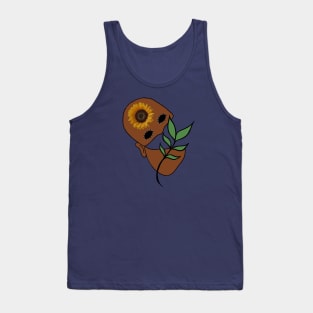 Surreal Sunflower Forehead Tank Top